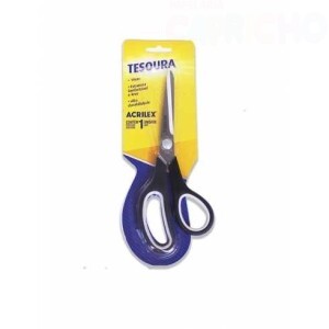 TESOURA MULTIUSO 19CM PRETO ACRILEX