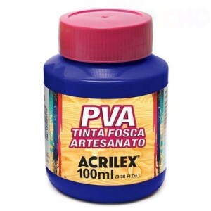 TINTA PVA 100ML AZUL TURQUESA ACRILEX