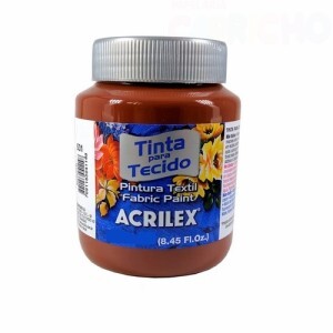 TINTA TECIDO 120ML MARROM ACRILEX