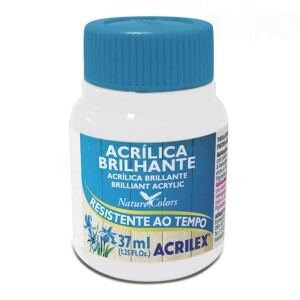 TINTA ACRILICA BRILHANTE 37ML BRANCO ACRILEX