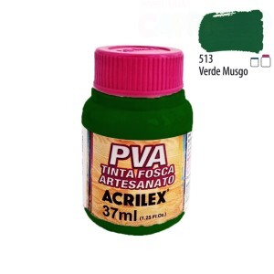 TINTA PVA 37ML VERDE MUSGO ACRILEX