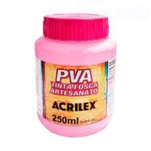 TINTA PVA 250ML ROSA ACRILEX