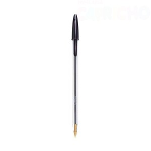 CANETA BIC CRISTAL PRETA