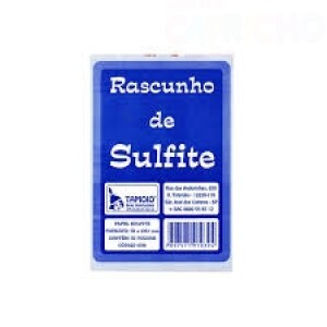 BLOCO DE RASCUNHO PAPEL SULFITE 50 FOLHAS TAMOIO