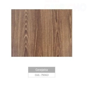 PLASTICO ADESIVO MADEIRA CEREJEIRAS 45CMX10M LEOTACK