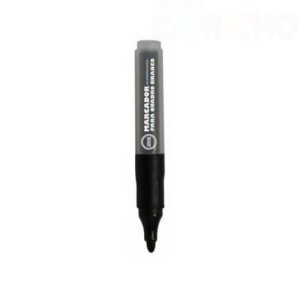 MARCADOR QUADRO BRANCO RECARREGAVEL PRETO