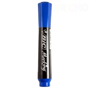 MARCADOR PERMANENTE AZUL CX/12