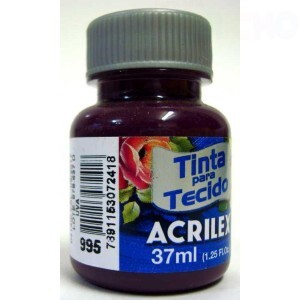 TINTA TECIDO 37ML UVA ACRILEX