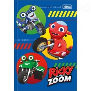 CADERNO 1/4 BROCHURA 80FOLHAS  RICKY ZOOM
