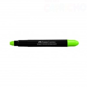 MARCA TEXTO GEL SUPERSOFT FABER CASTELL 	VERDE