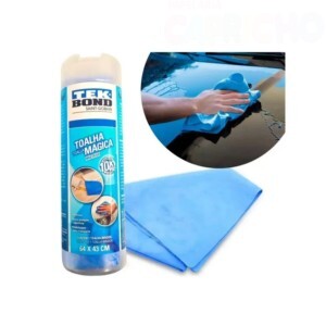 TOALHA MAGICA LIMPA SECA ÁGUA NAO RISCA 64X43CM