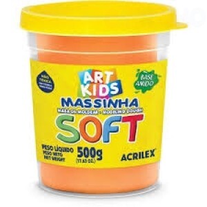 MASSA MODELAR SOFT 500G LARANJA