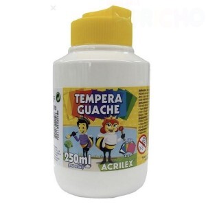 TINTA GUACHE 15ML BRANCA ACRILEX