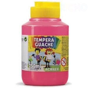 TINTA GUACHE 250ML ROSA ACRILEX
